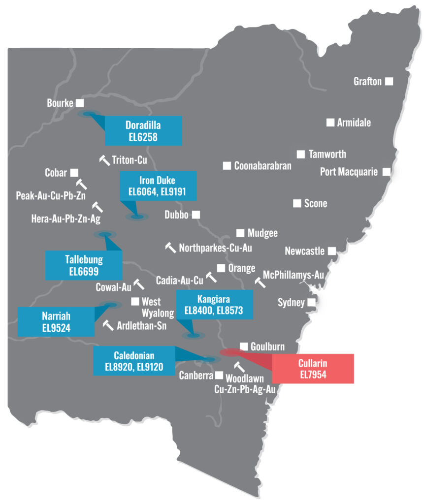 NSW Map Cullarin 2024